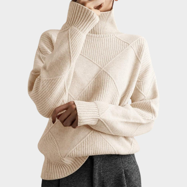 Turtleneck Warm Knit Sweater
