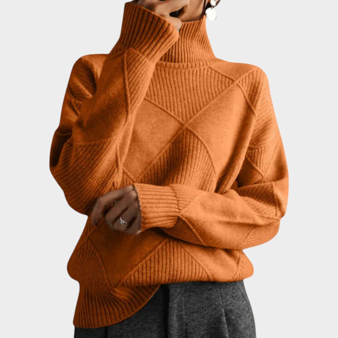 Turtleneck Warm Knit Sweater