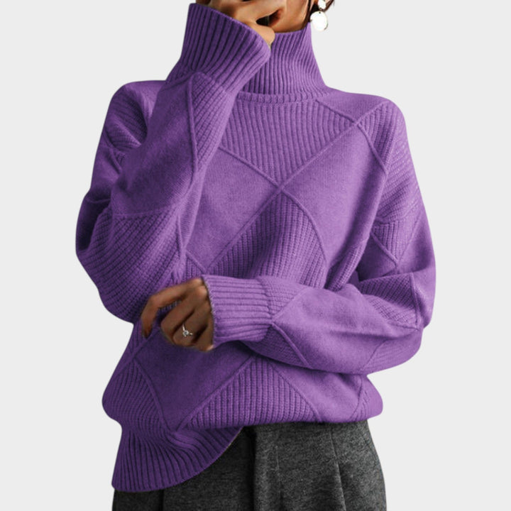 Turtleneck Warm Knit Sweater
