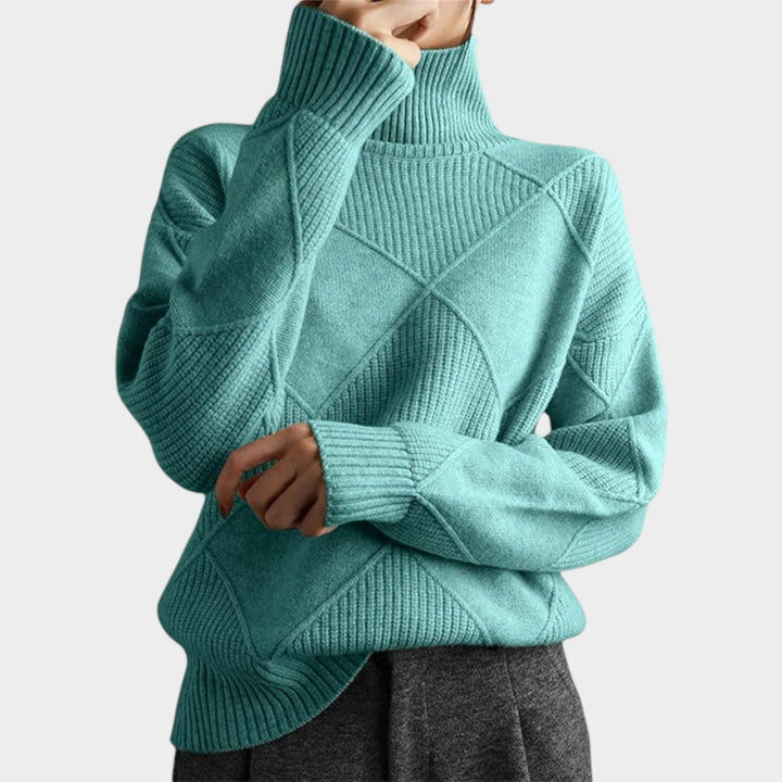 Turtleneck Warm Knit Sweater