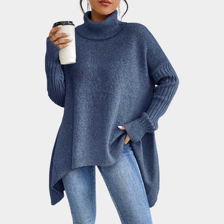 Turtleneck Loose Fit Knit Soft Sweater