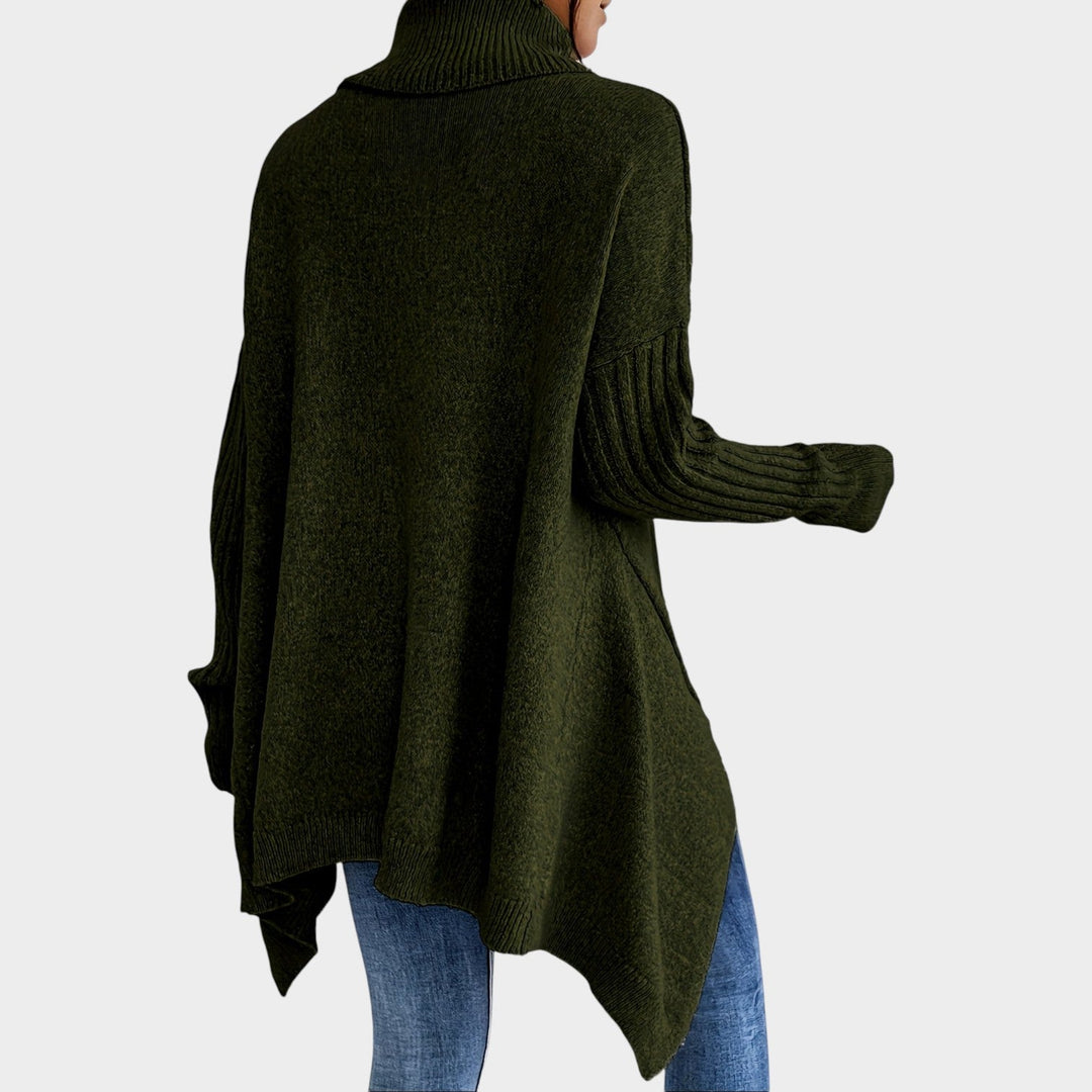 Turtleneck Loose Fit Knit Soft Sweater