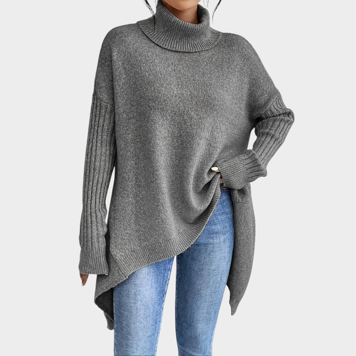 Turtleneck Loose Fit Knit Soft Sweater