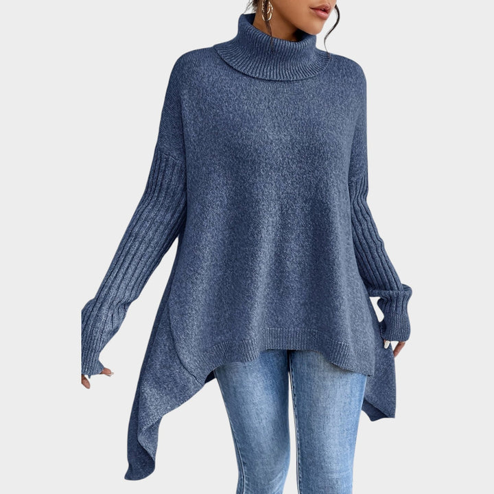 Turtleneck Loose Fit Knit Soft Sweater