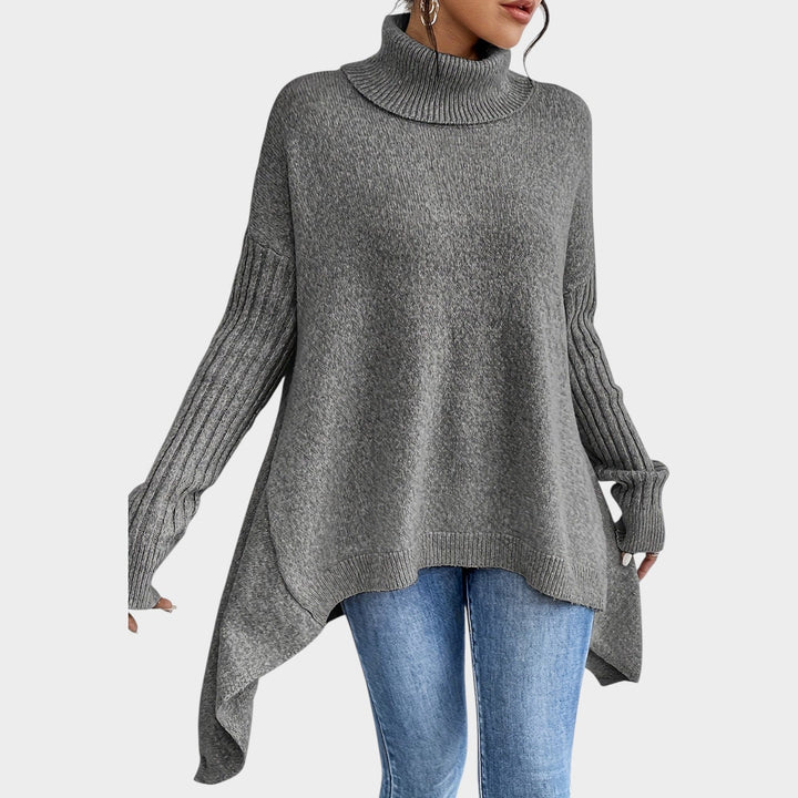 Turtleneck Loose Fit Knit Soft Sweater