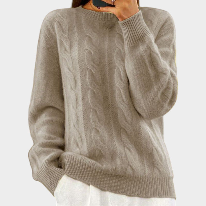 Cozy Soft Cable Knit Sweater