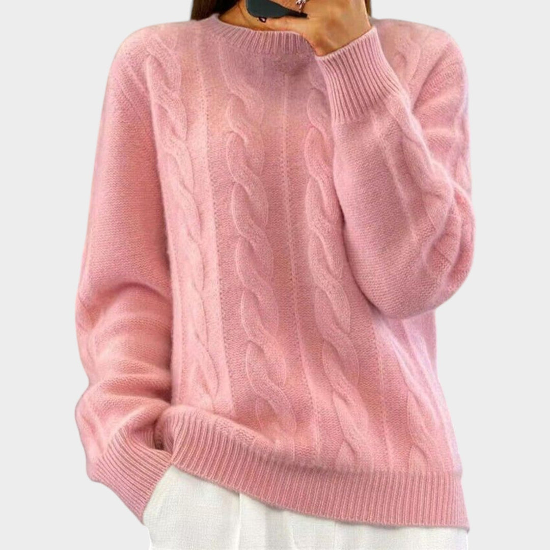 Cozy Soft Cable Knit Sweater