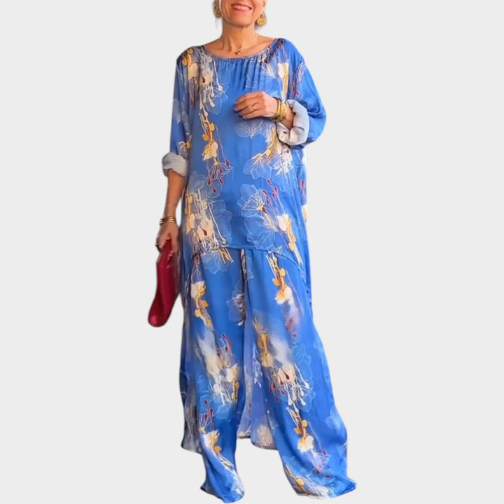 Elegant Floral High-Low Set