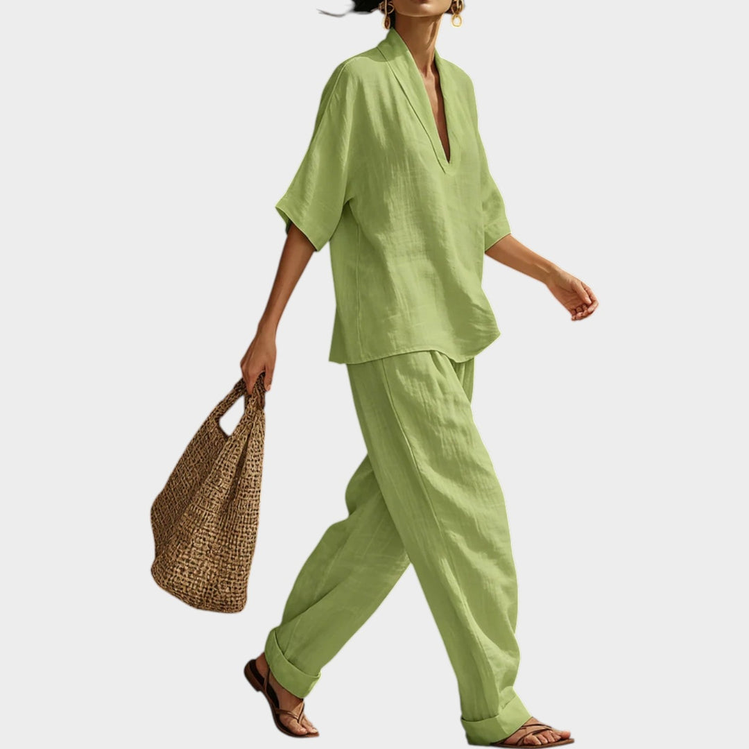 Relaxed Linen Two-Piece Set