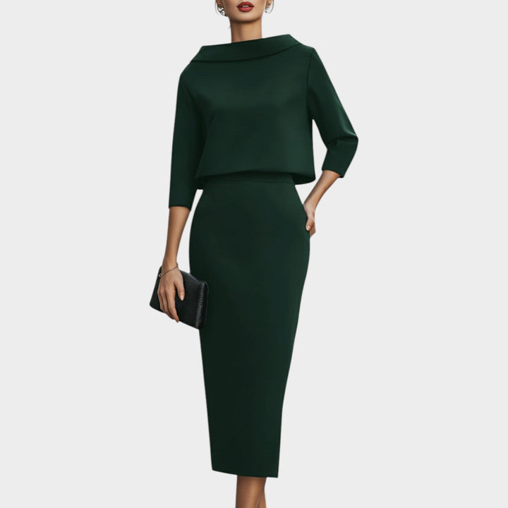 Sophisticated Two-Piece Midi Set