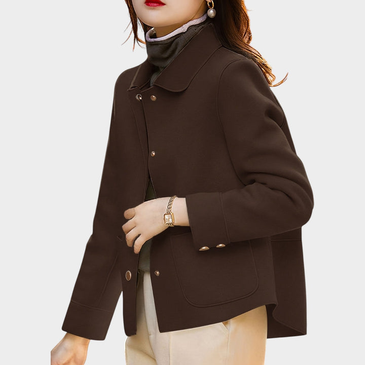 Women’s Blazer Casual Gold Button Front Tailored Fit