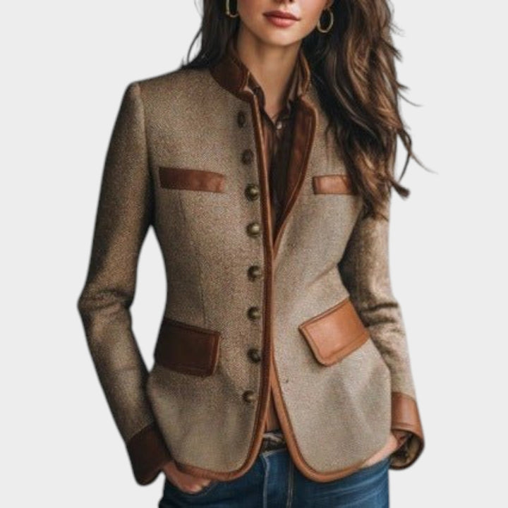 Women's Tailored Tweed Blazer