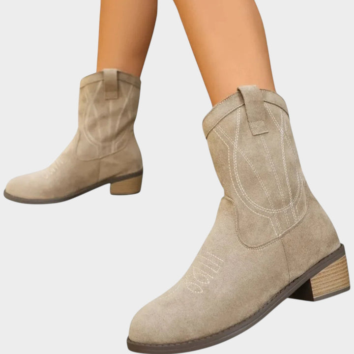 Block Heel Cowboy Boots