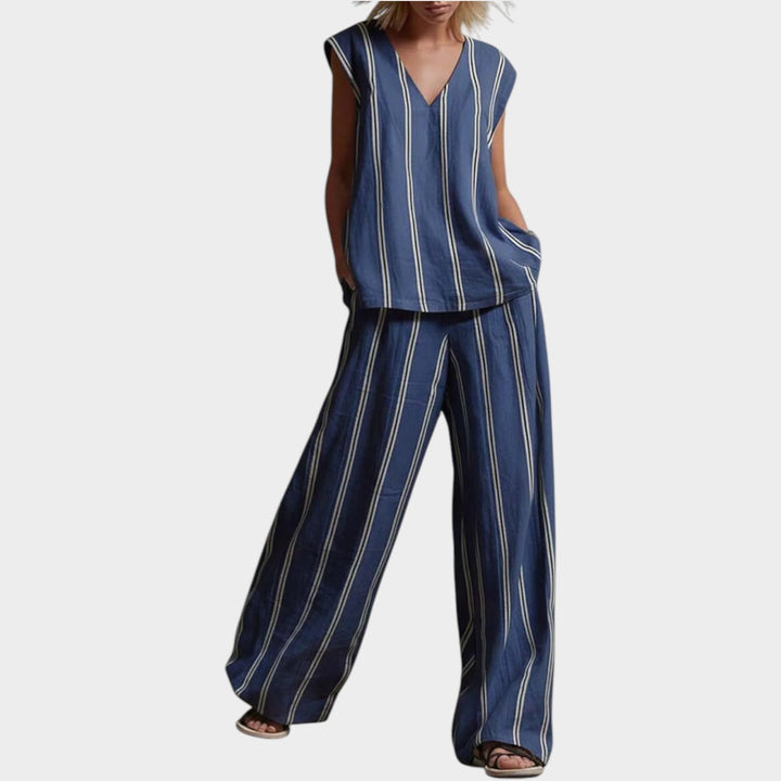 Striped Linen Relax Set