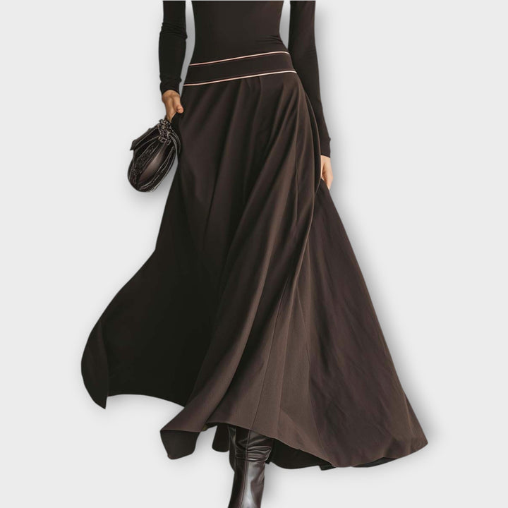 Elegant Turtleneck Maxi Dress