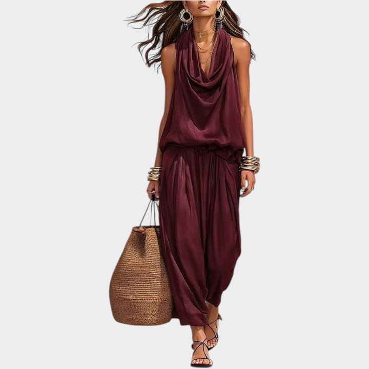 Draped Resort Two-Piece Set