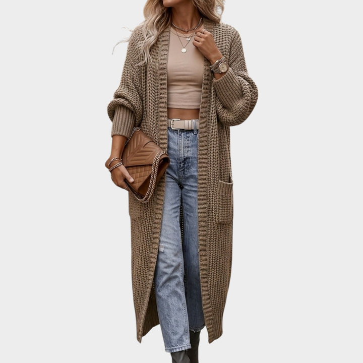Women's Knit Cardigan Casual Longline