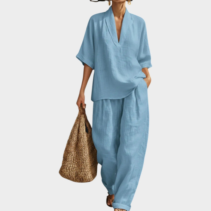Relaxed Linen Two-Piece Set