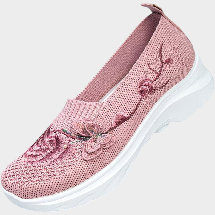 Floral Comfort Slip-On Sneakers