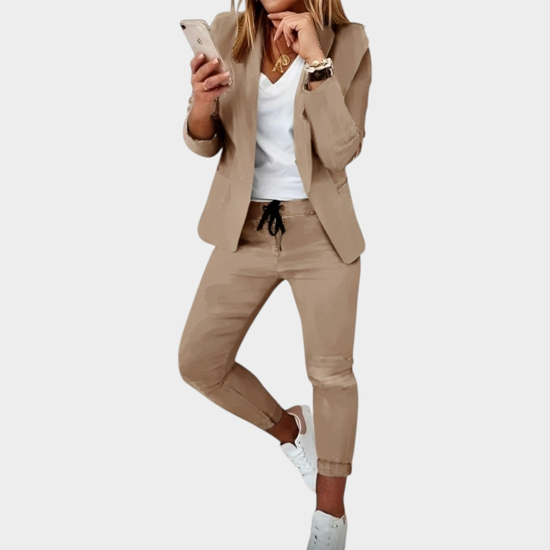 Women's Chic Casual Two Piece Suit