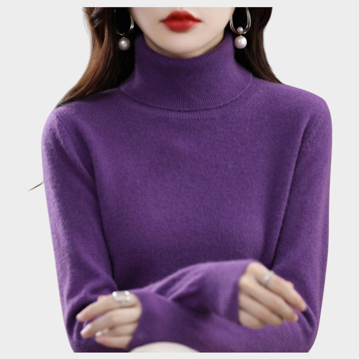 Women's Cashmere Turtleneck Sweater