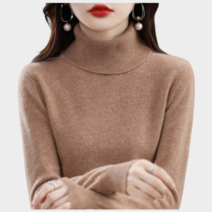 Women's Cashmere Turtleneck Sweater