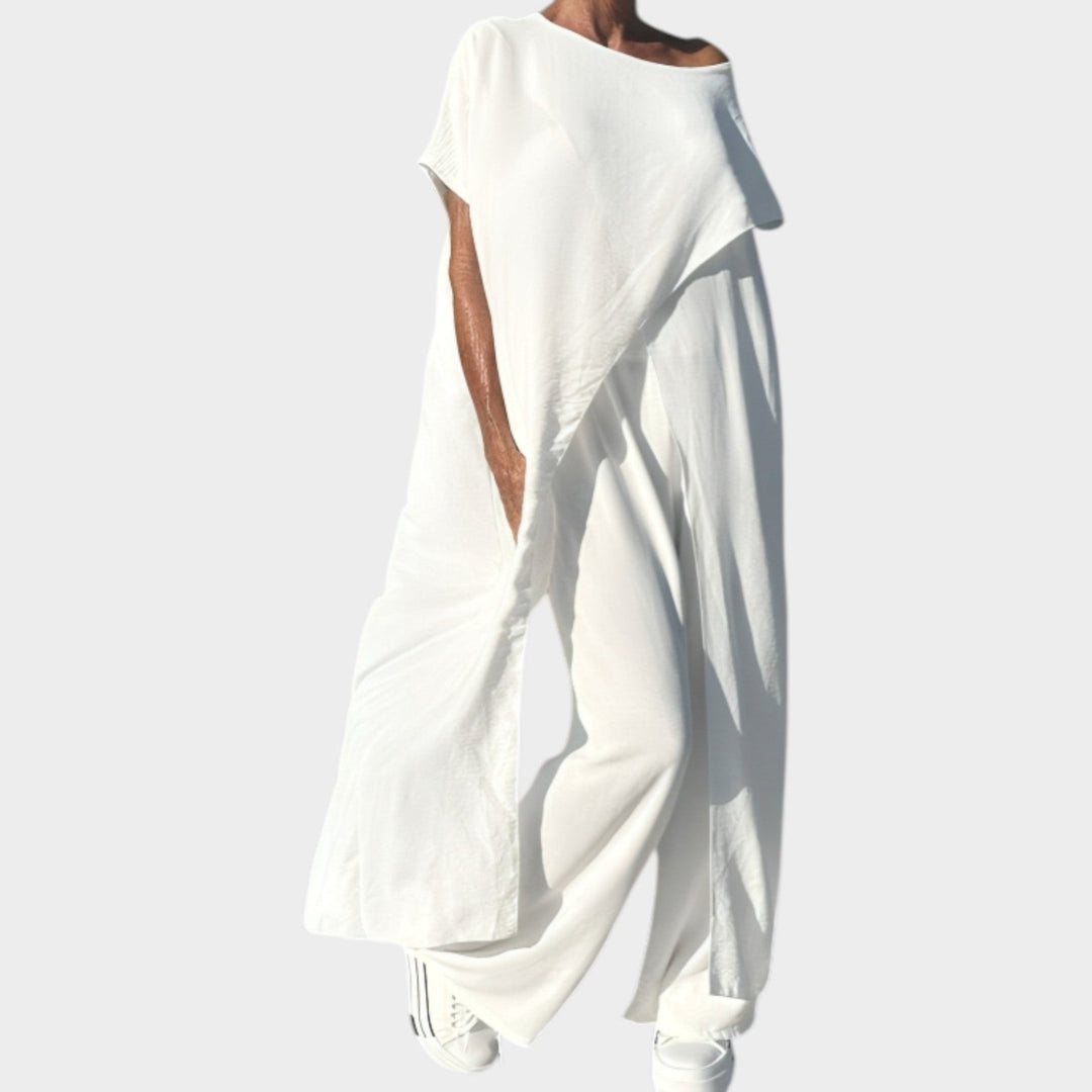 Effortless Wide-Leg Two-Piece Set