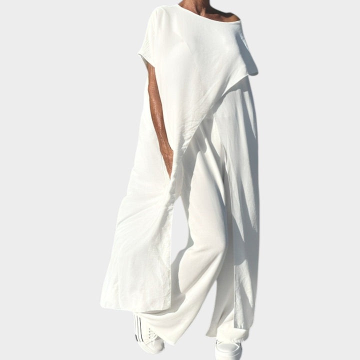 Effortless Wide-Leg Two-Piece Set