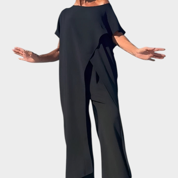 Effortless Wide-Leg Two-Piece Set