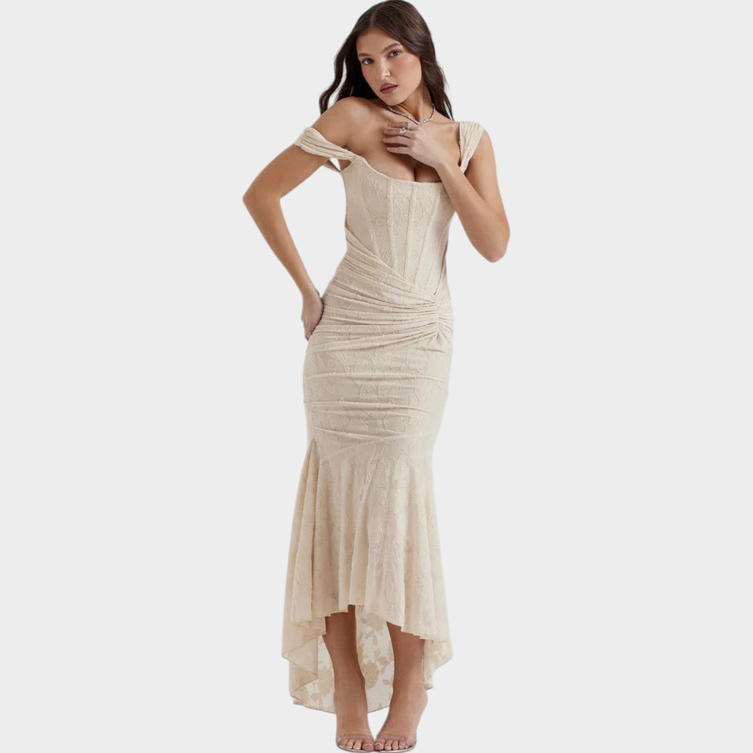 Elegant Sculpted Midi Dress