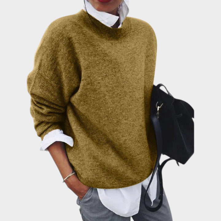 Women's Classic Crew Neck Knit Sweater