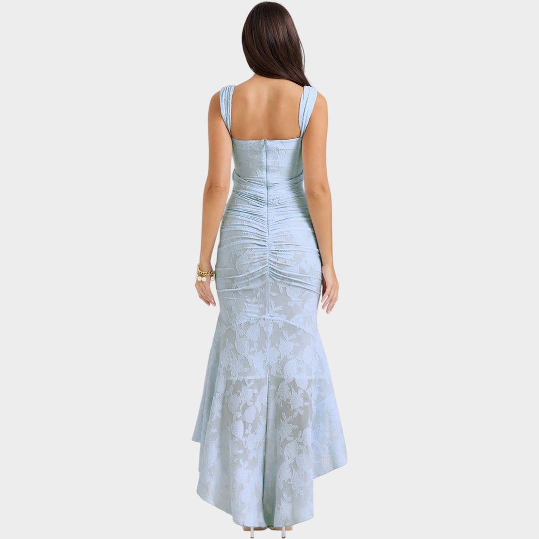 Elegant Sculpted Midi Dress