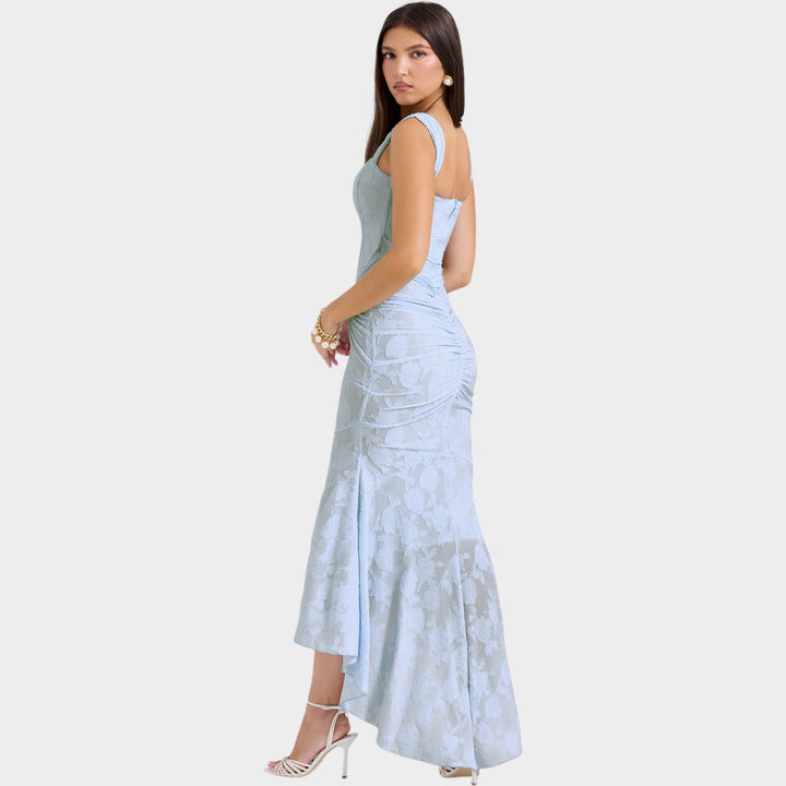 Elegant Sculpted Midi Dress
