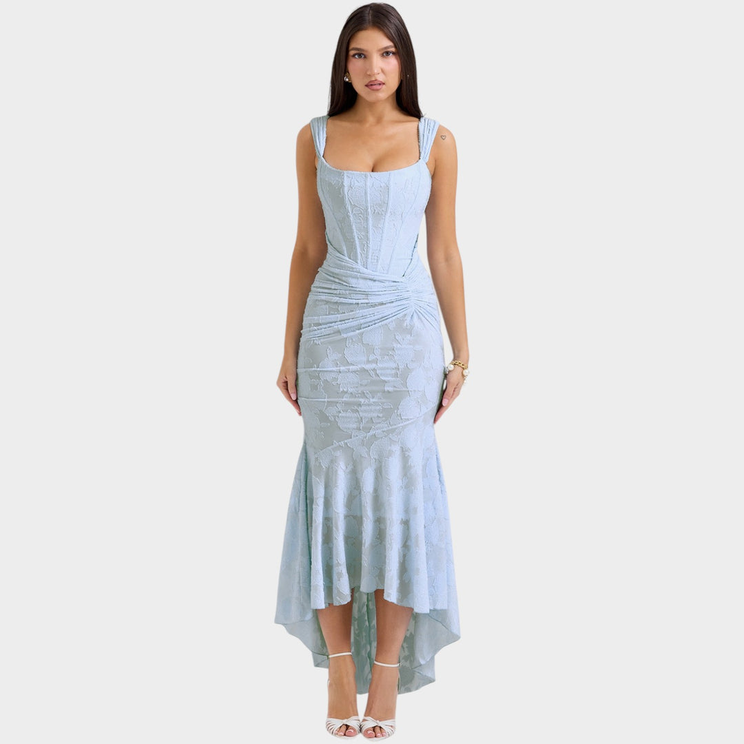 Elegant Sculpted Midi Dress
