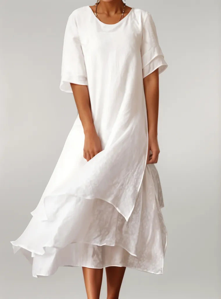 Maya Dress with Elegant Ruffles