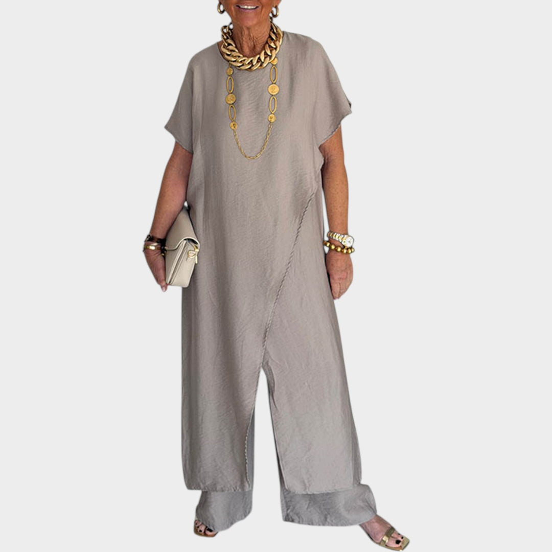 Relaxed Wide-Leg Matching Set