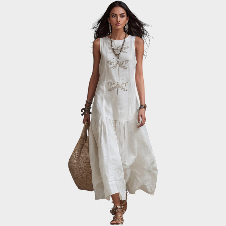 Dragonfly Breeze Midi Dress