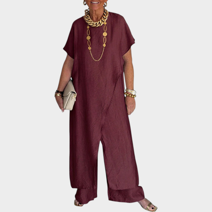 Relaxed Wide-Leg Matching Set