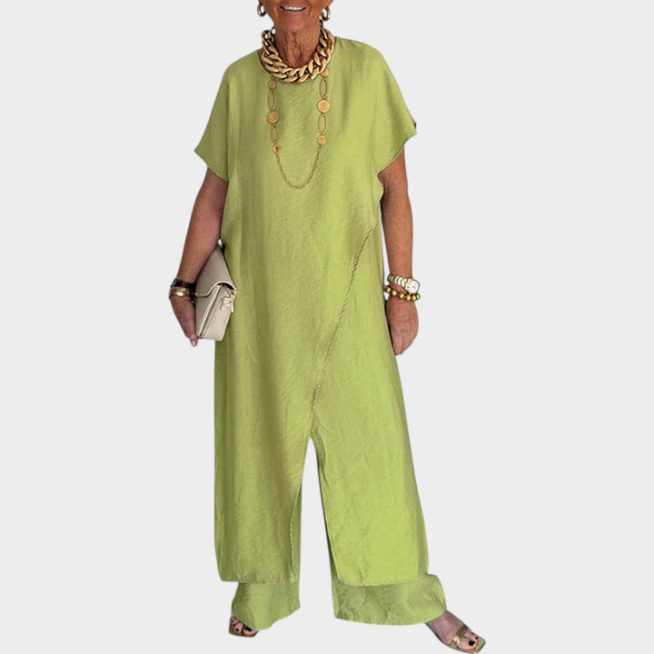 Relaxed Wide-Leg Matching Set