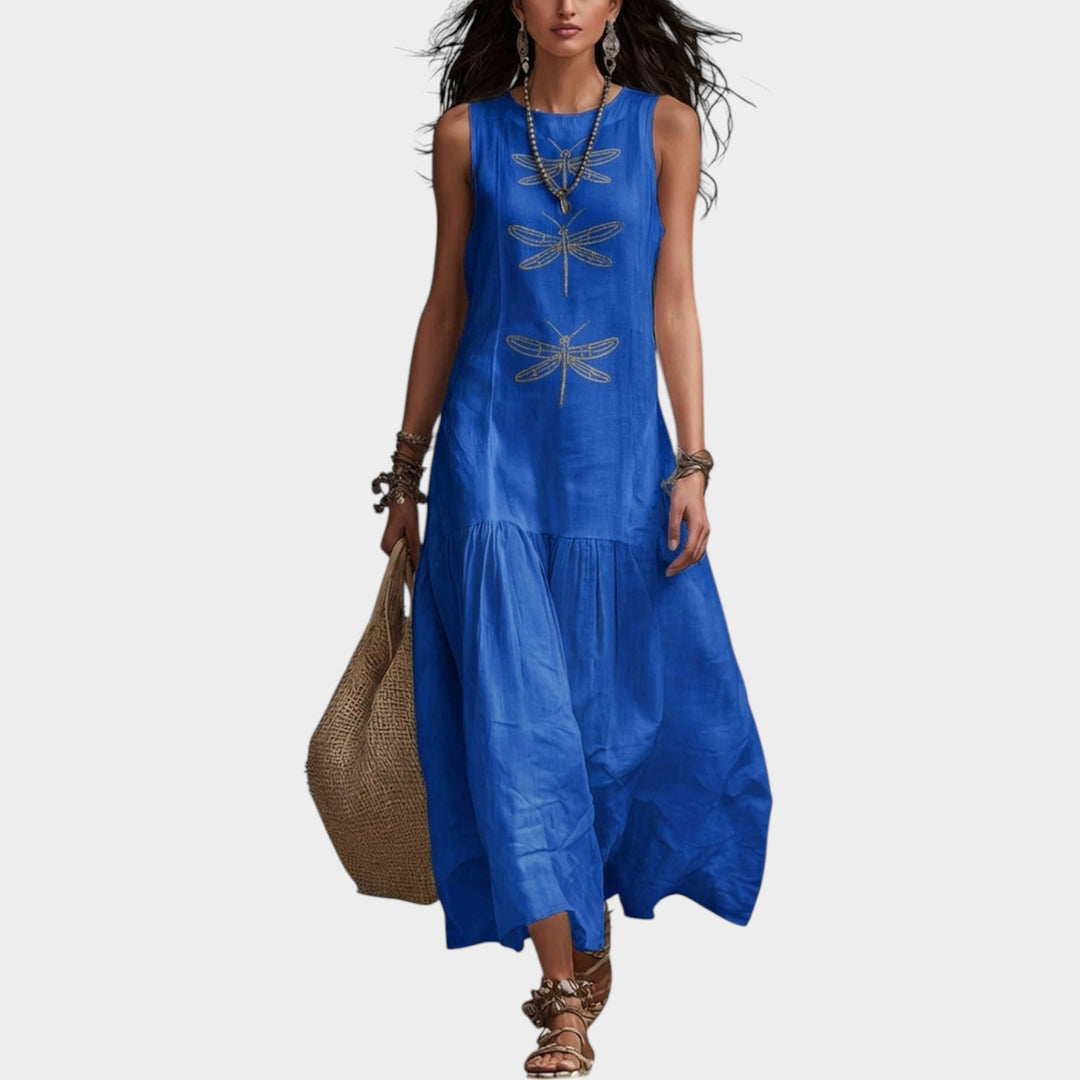 Dragonfly Breeze Midi Dress