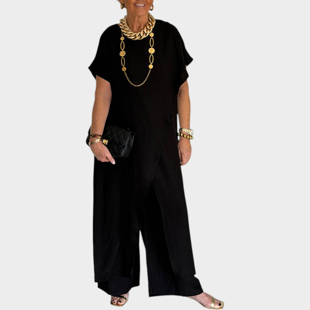 Relaxed Wide-Leg Matching Set