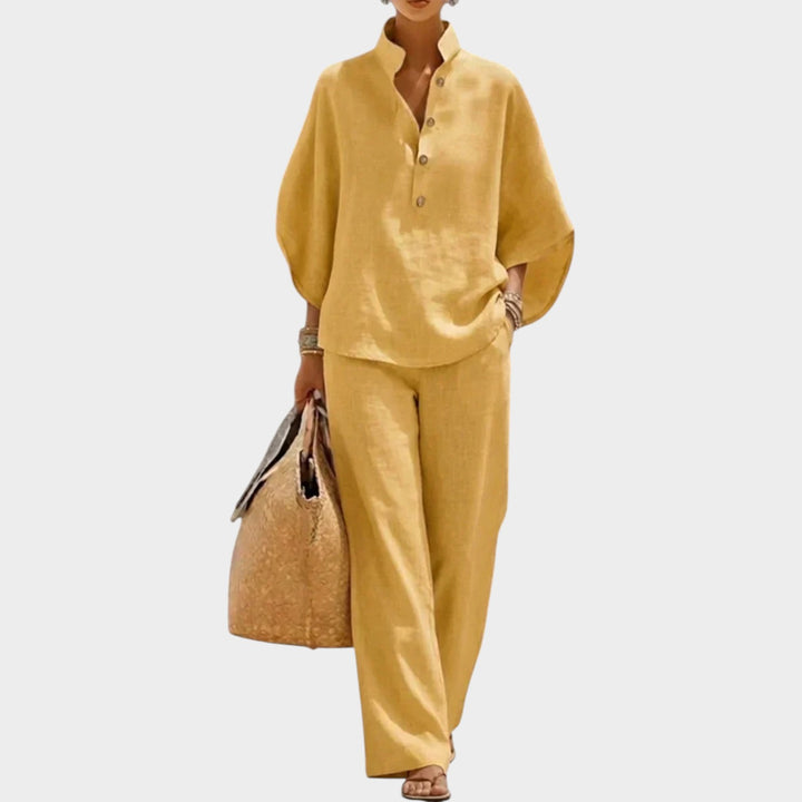 Casual Wide Leg Co-Ord Set