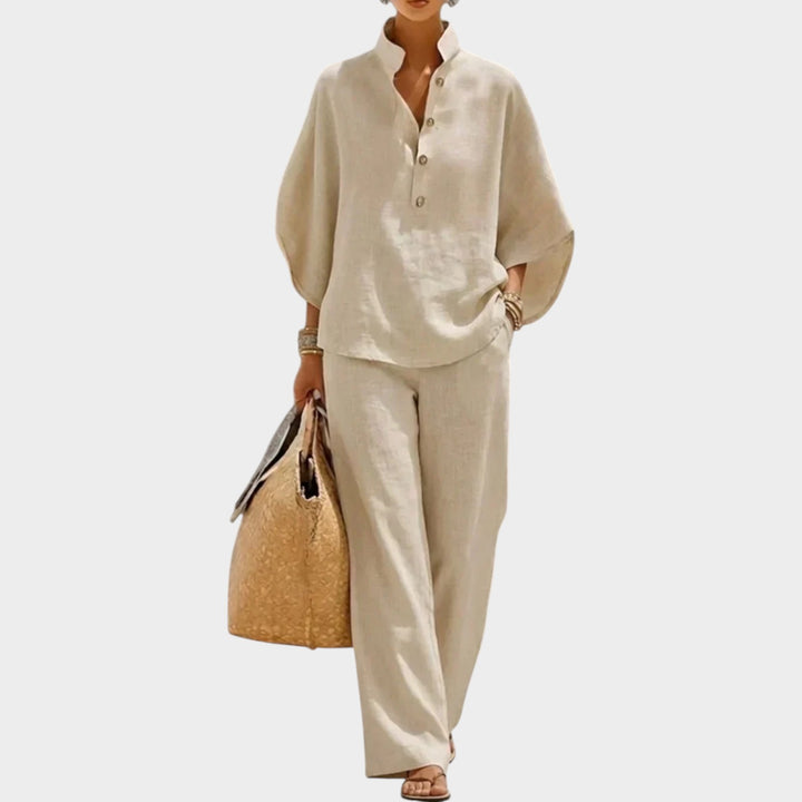 Casual Wide Leg Co-Ord Set