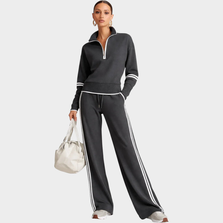 Women's Soft  Wide-Leg Matching Set