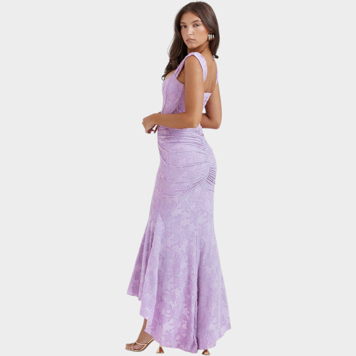 Elegant Sculpted Midi Dress