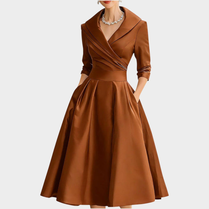 Classic A-Line Evening Dress