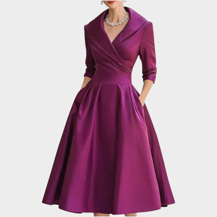 Classic A-Line Evening Dress