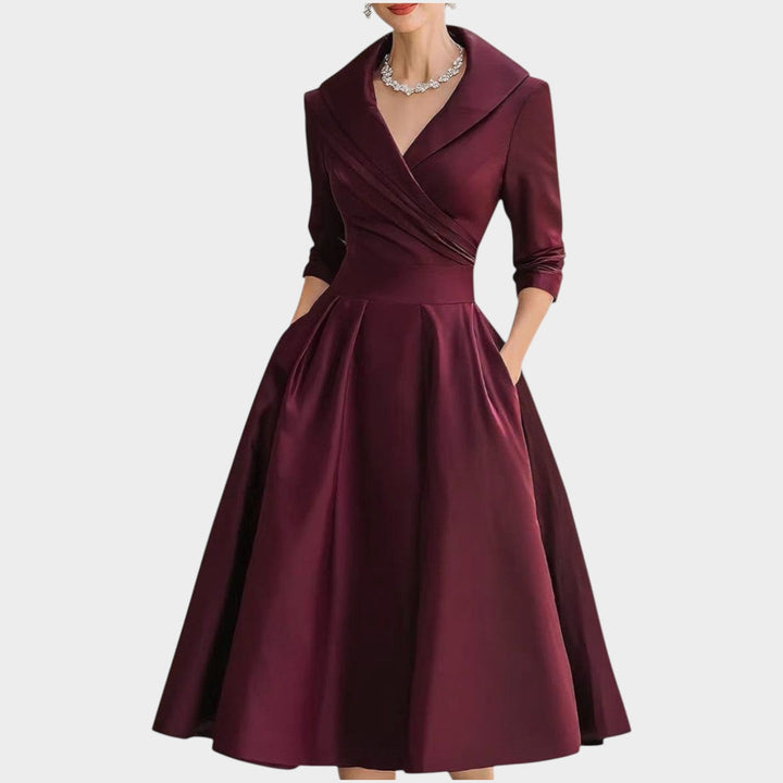 Classic A-Line Evening Dress