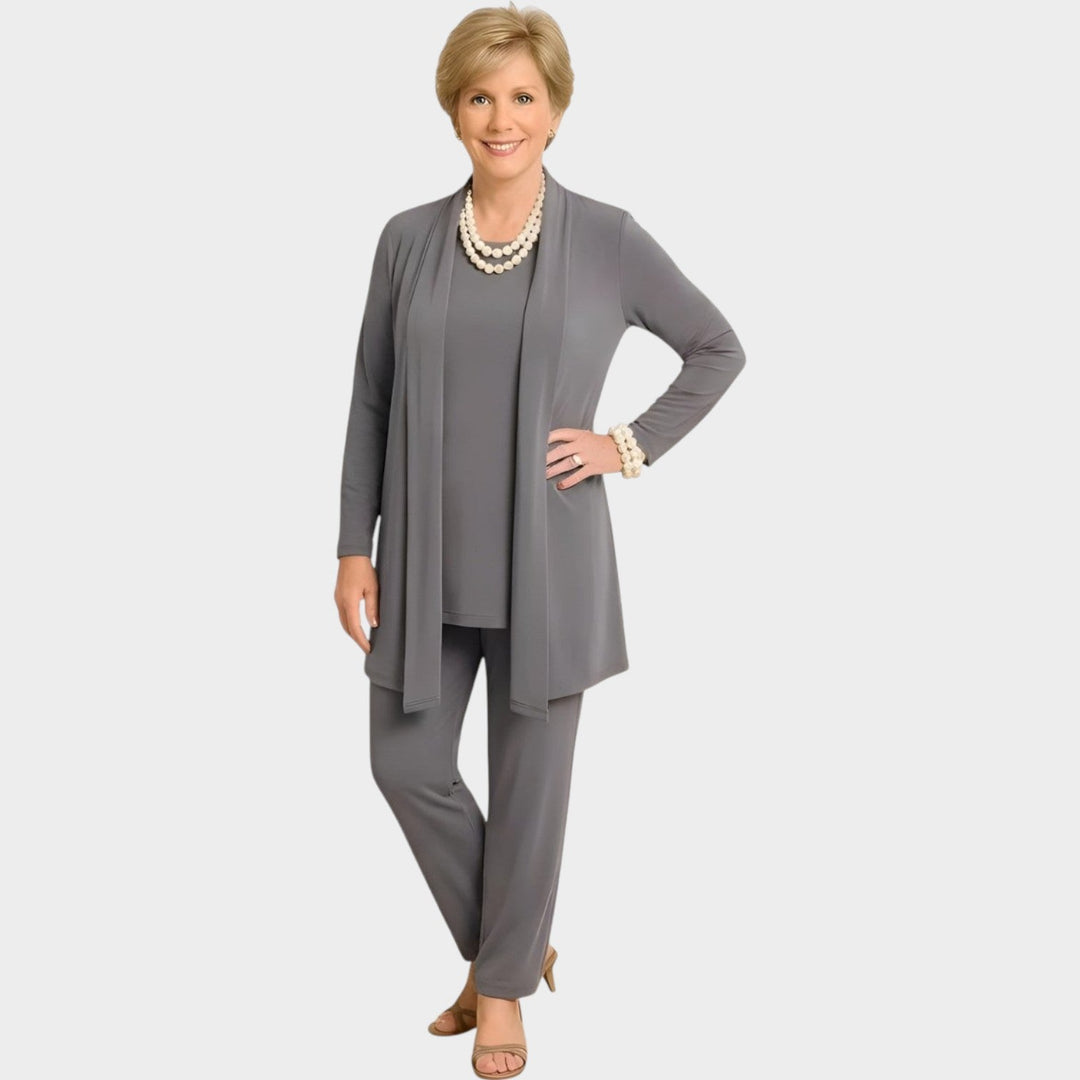 Women's Soft Knit Two-Piece Suit Set
