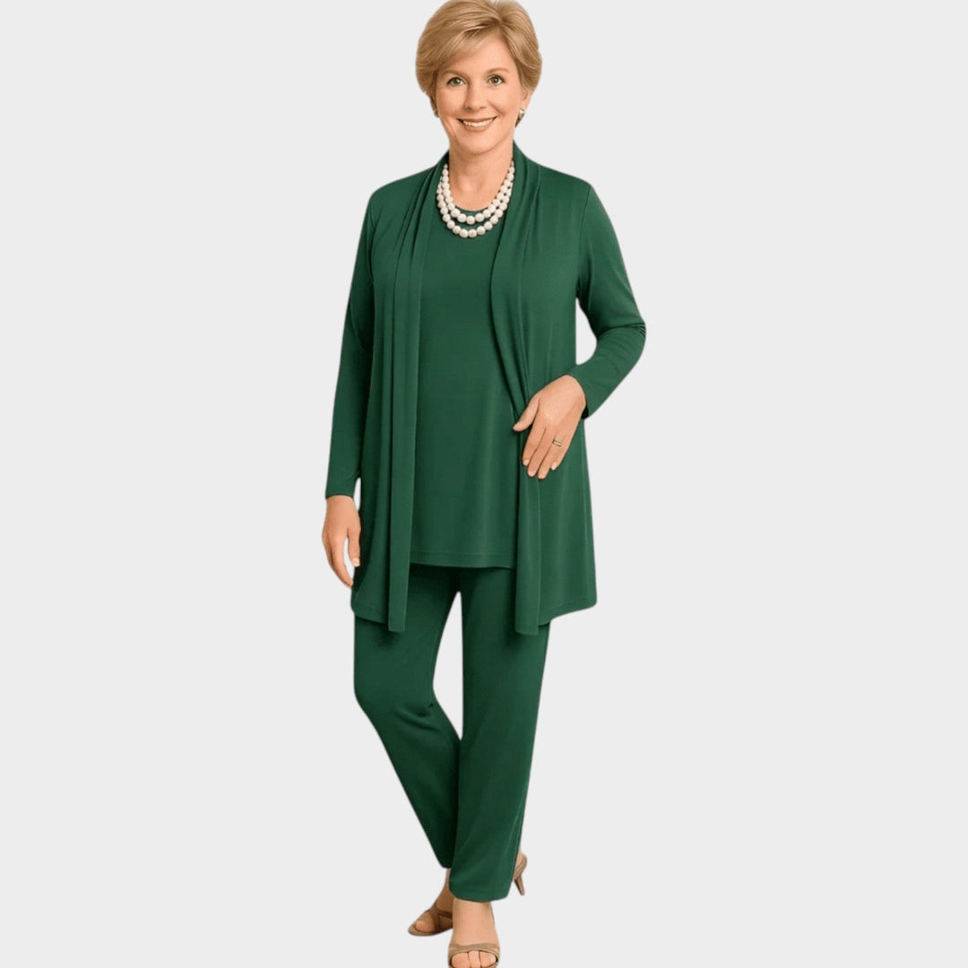 Women's Soft Knit Two-Piece Suit Set